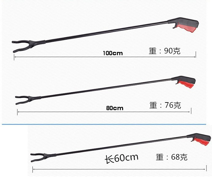 拾物器取物器长柄铁杆捡垃圾夹垃圾钳捡拾器 环卫垃圾夹 b-2