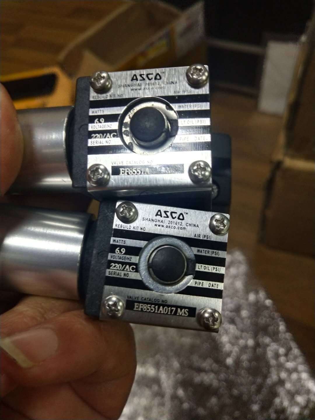 美国asco电磁阀 ef8551a017 ms 220v