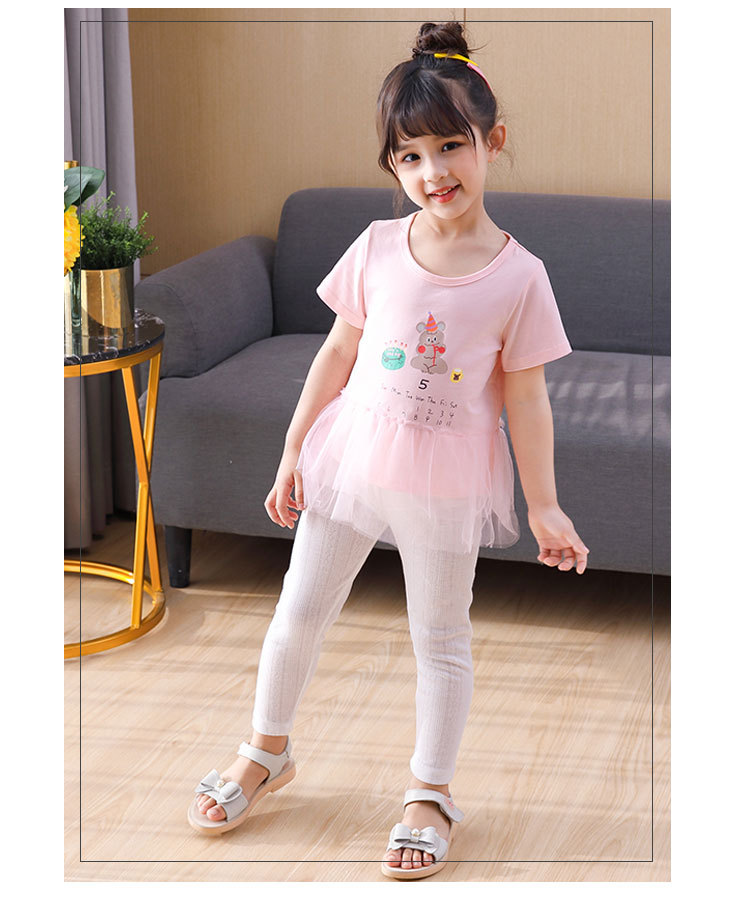 女童裤子薄款夏季新款防蚊裤宝宝长裤韩版潮外穿童裤小女孩打底裤