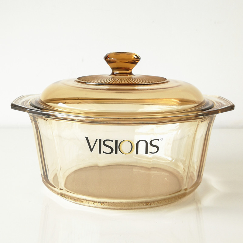 康宁晶钻锅22l透明锅vs22di玻璃锅汤锅炖锅正品