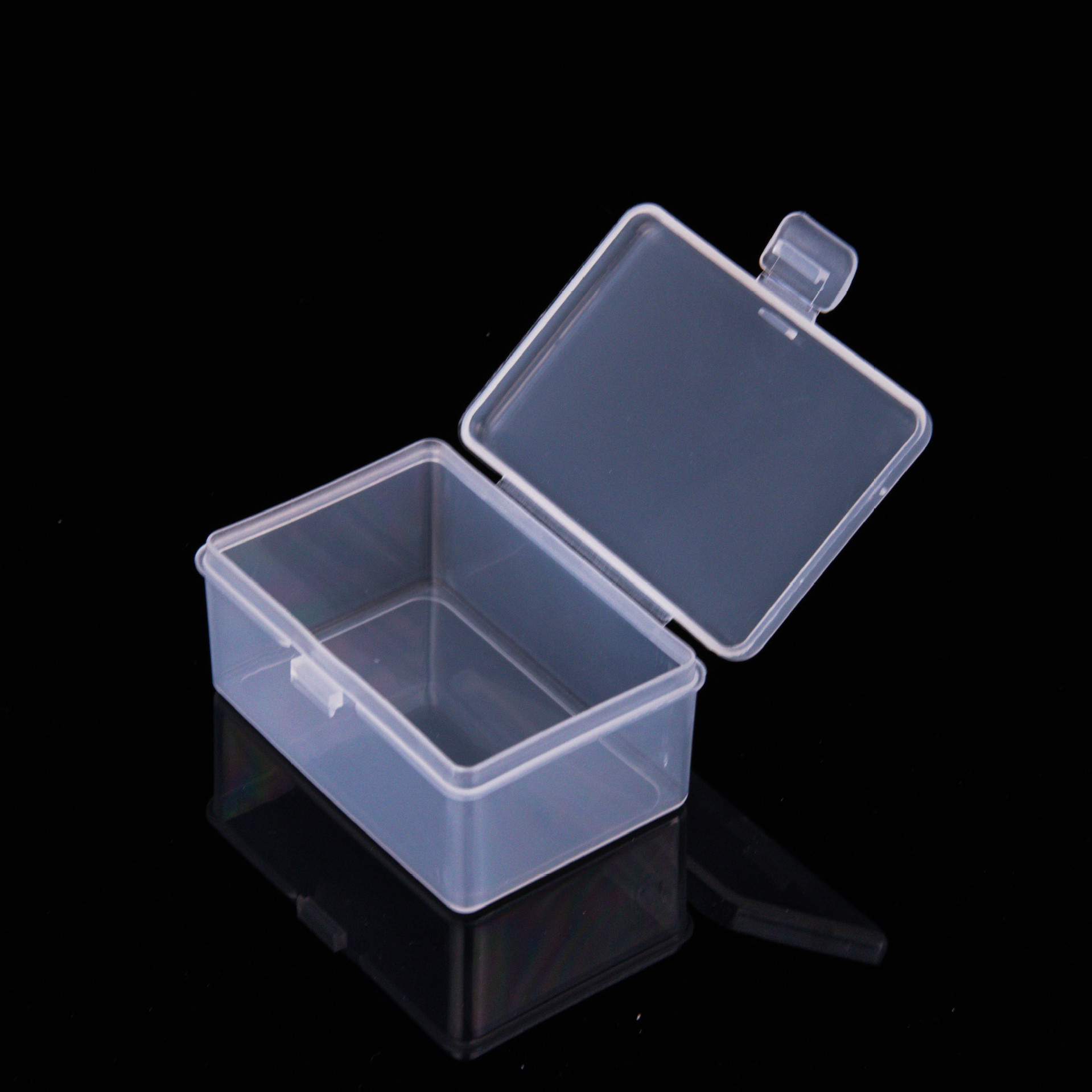 厂家直销塑料盒正方形pp盒子透明白色塑料盒收纳小产品包装盒定制