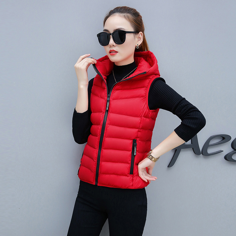 2020新款冬天棉马甲女土韩版保暖棉马夹棉背心百搭棉服外套棉坎肩
