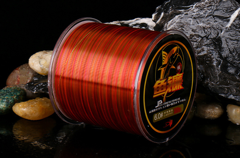 原丝500米柔软强拉力钓鱼线主线子线抗卷曲手竿线台钓尼龙鱼线