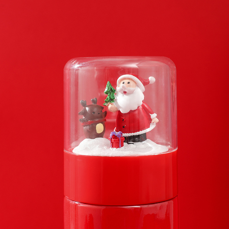 圣诞保温杯圣诞节礼物圣诞节装饰品酒店公司学生水杯logo定制礼物