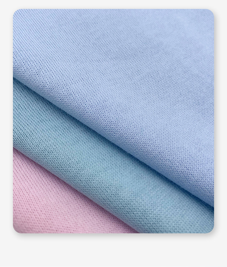 纯棉高品质双纱面料 32s长绒棉双纱汗布 潮牌服装面料