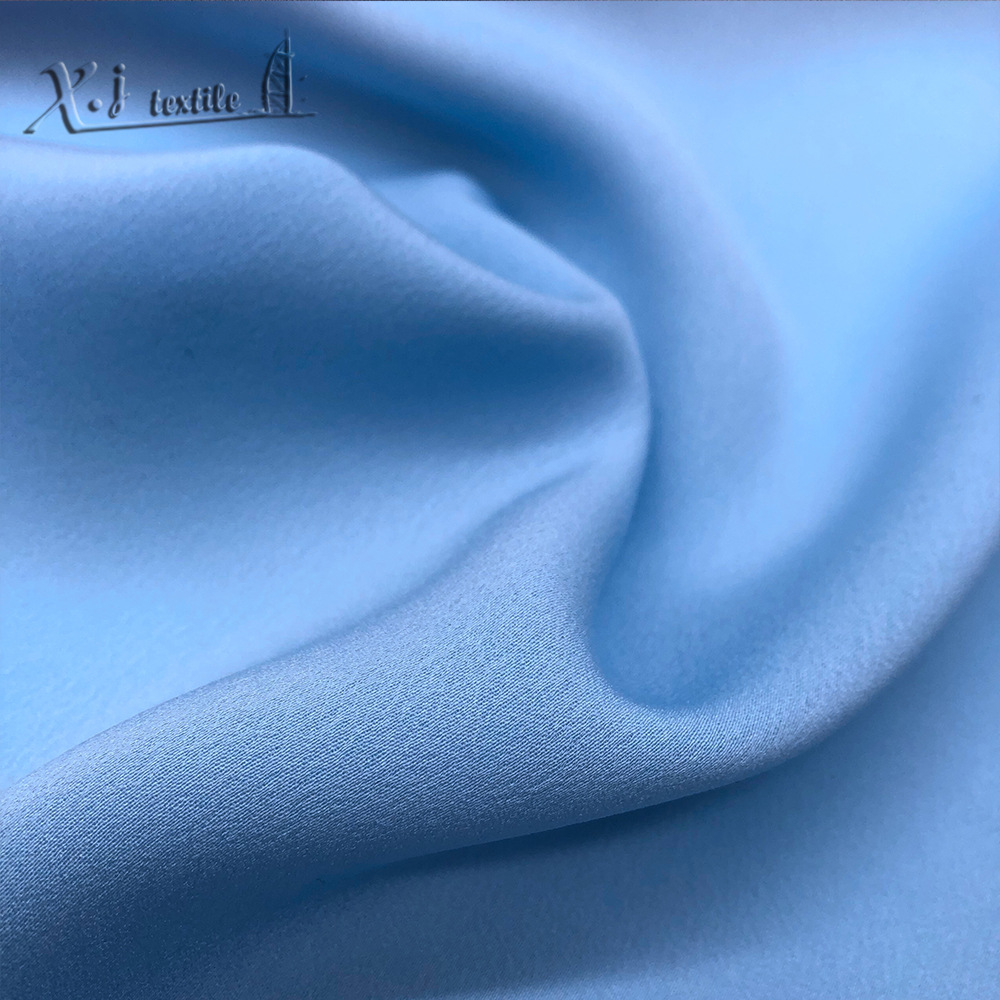 厂家直销高捻复合丝绉花缎面料 时尚服装连衣裙面料批发多款可选