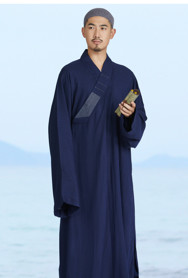 弘通僧服长褂日本麻四季款僧衣大褂和尚服僧装小褂男女比丘尼僧袍