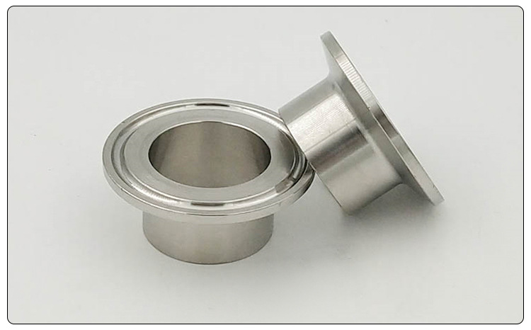 卫生级304不锈钢快装接头卡箍套装快速焊接直接端头卡盘固定卡扣