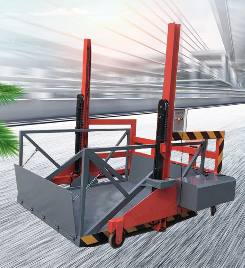 现货3吨移动卸货平台集装箱装卸货神器小型升降台电动液压叉货台