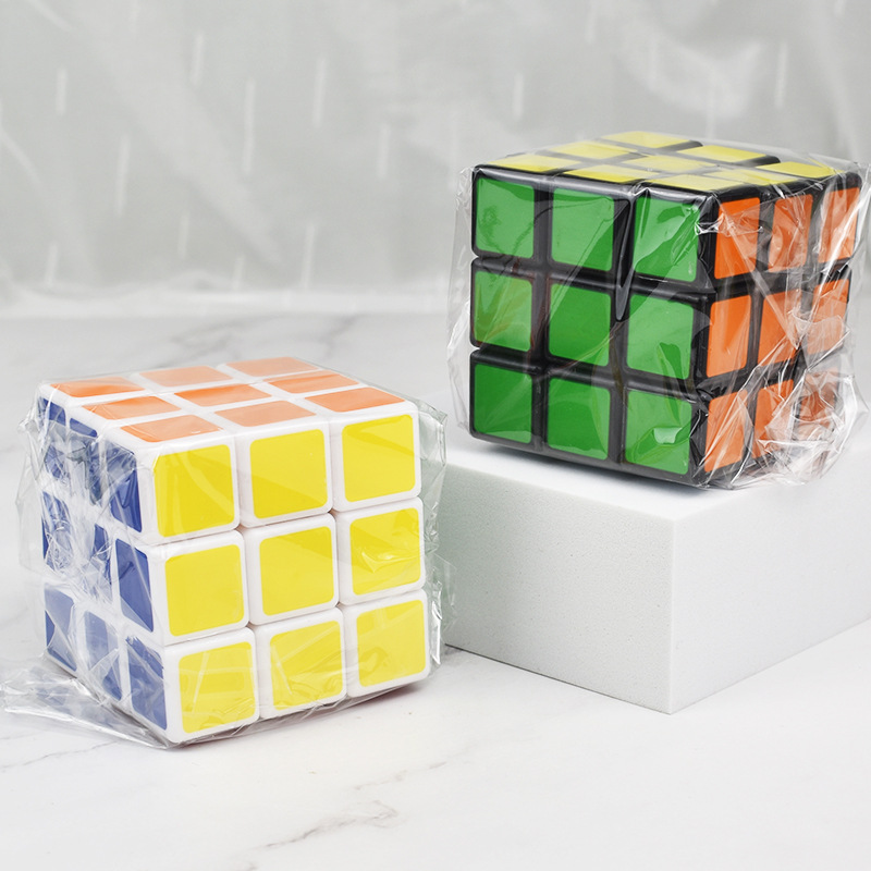 Factory Direct Sales Third-Order Rubik's Cube Competition Smooth Cube 5.2cm High-Speed Rotating Stall Educational Toys without Lag
