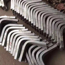 全国配送q235b镀锌扁铁弯头 40*4弯直角扁钢 水平弯90度镀锌扁钢