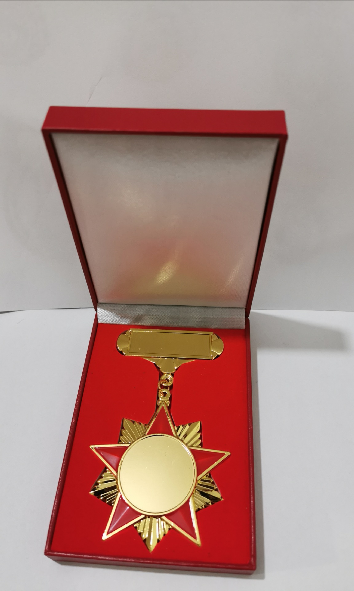 嘉奖类金属冲压奖章 工艺精美