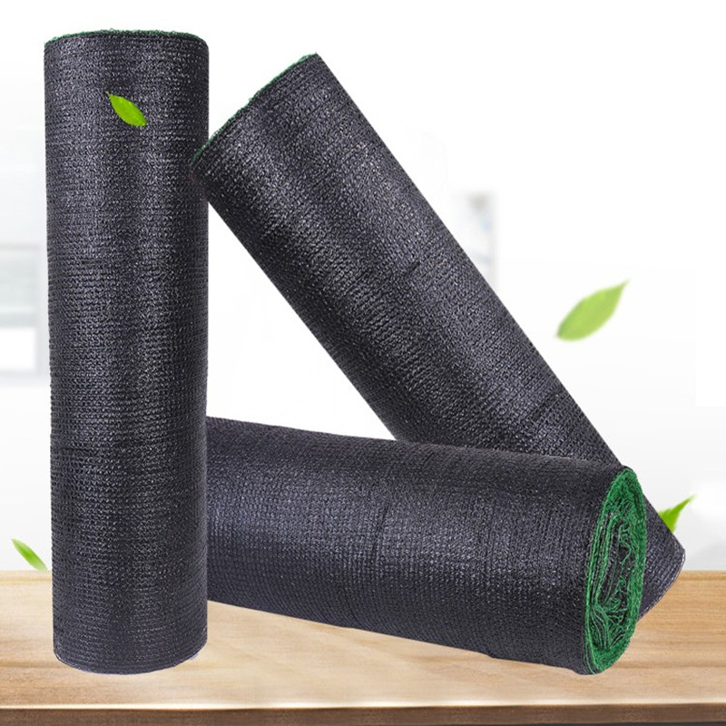 黑色遮阳网加密加厚防晒网庭院大棚农用黑网纱太阳网遮光网遮阴网