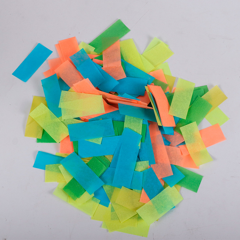 酒吧气氛手抛纸阻燃手抛手片无味荧光手抛纸巾夜店气氛道具