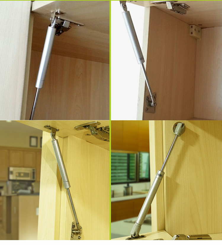 上翻门气弹簧橱柜气撑液压杆任意停气压杆柜门下翻门床用支撑杆