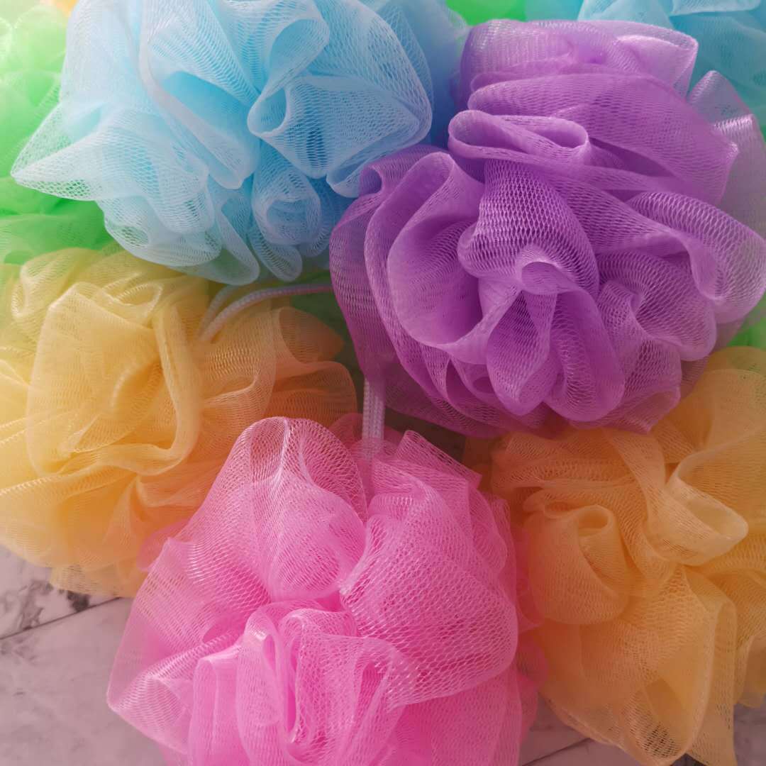 厂家直销沐浴球 沐浴花 26克浴球 浴花