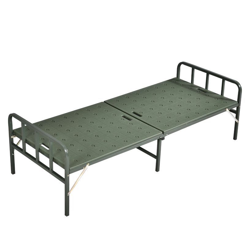 【折叠床】野战塑钢行军床部队便携式折叠床户外办公室简易床