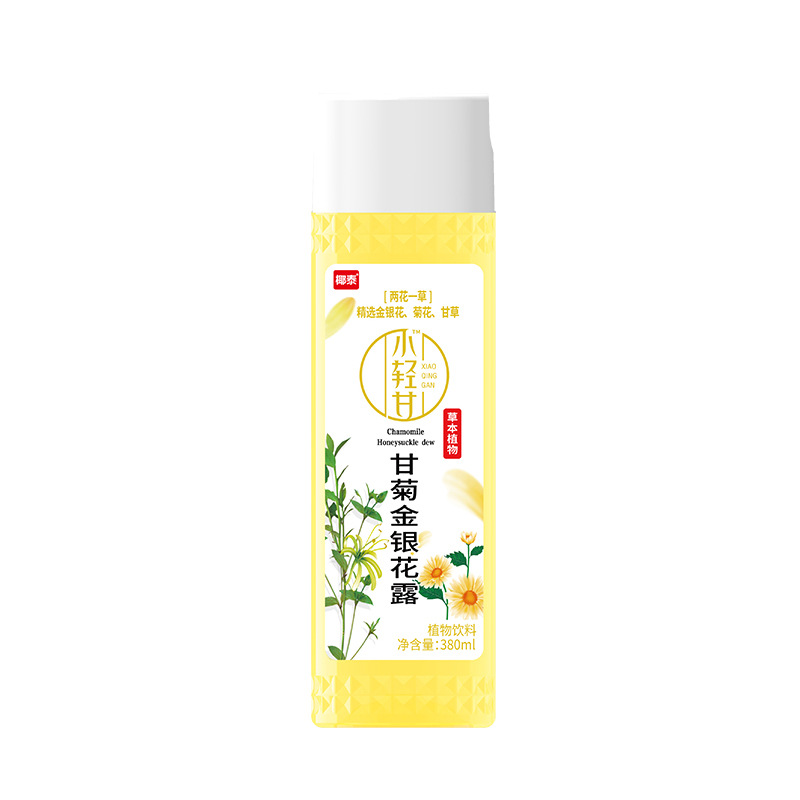 椰泰 小轻甘植物饮料金银花甘菊罗汉果甘菊金银花380ml/瓶
