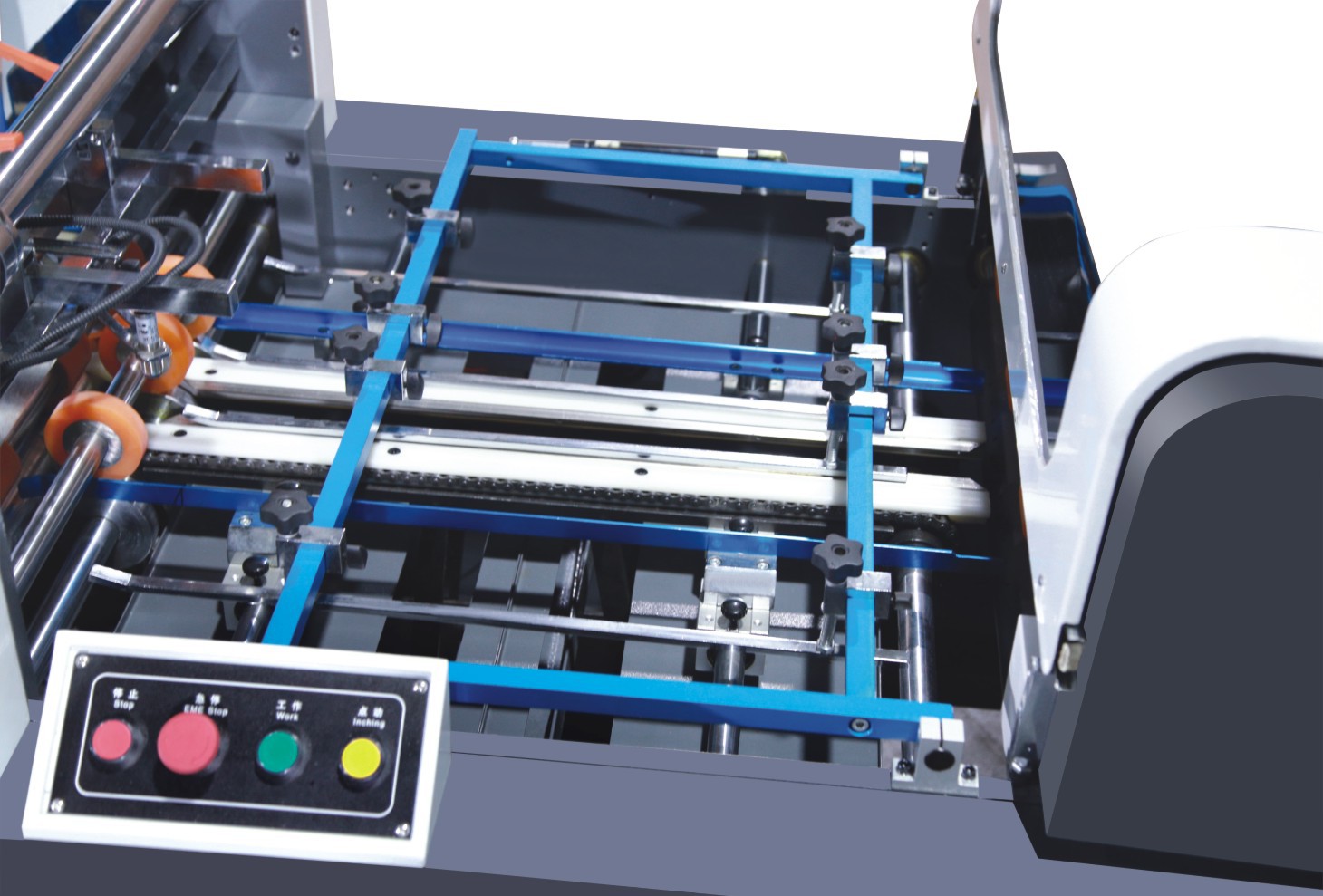 tc680全自动贴窗机蛋糕盒贴窗机瓦楞纸盒平贴贴窗机