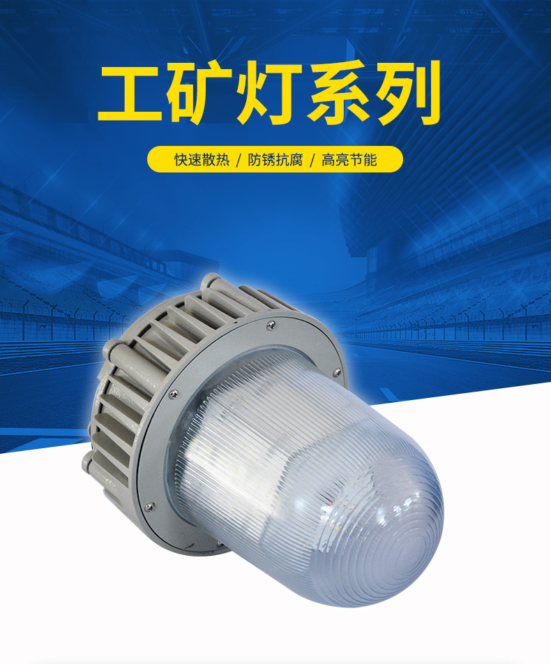 海泽王 防水防尘灯led光源20w100w工矿灯工厂灯系列防爆质保厂家