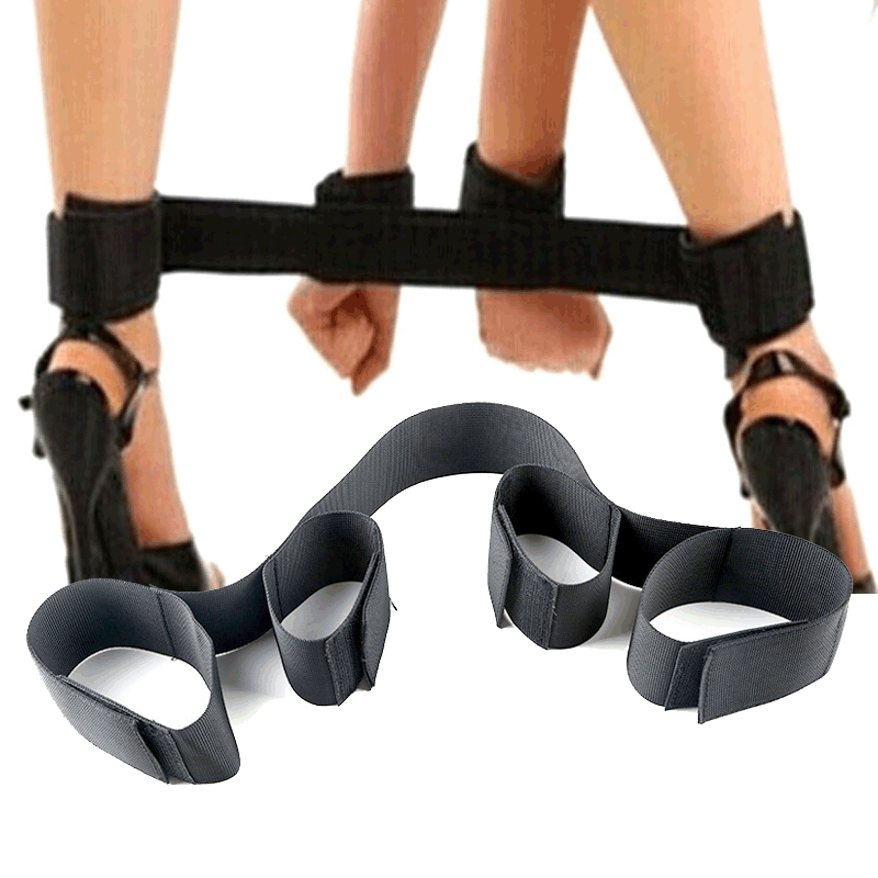 手脚一字束缚带激情捆绑张腿另类玩具性感分腿脚铐情趣成人性代发