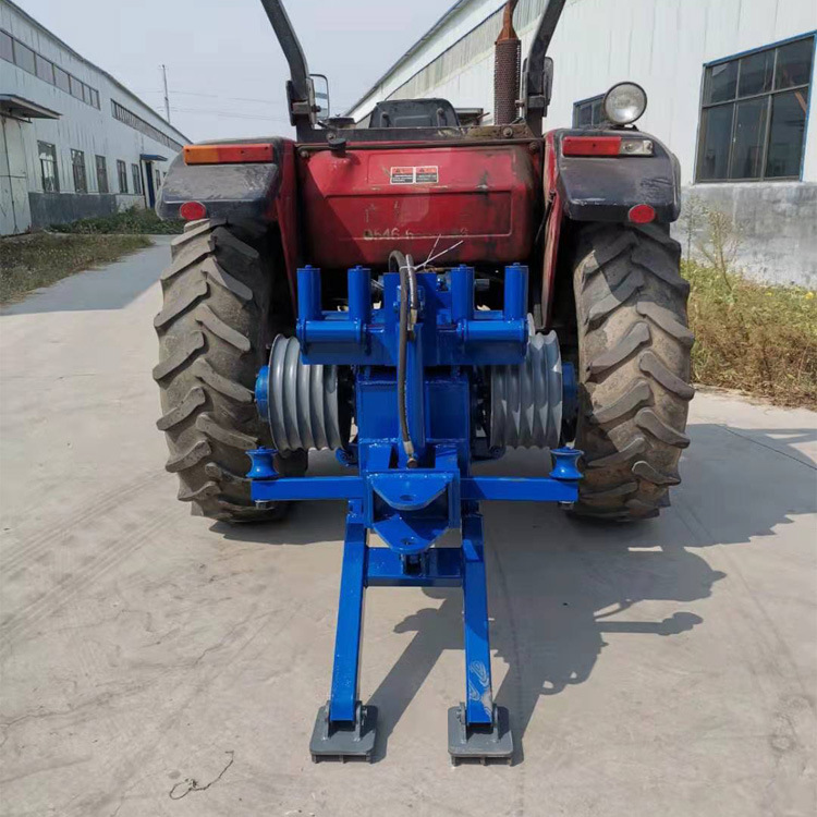 放电缆专用大拖拉机绞磨20吨超大牵引力质保一年四轮拖拉机绞磨