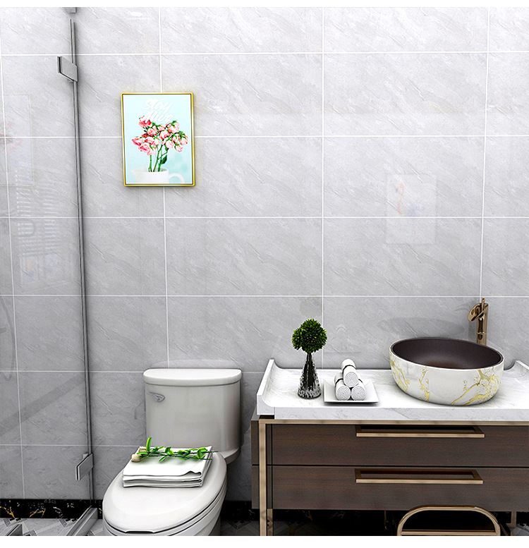 简约客厅墙砖厨房卫生间内墙瓷砖400x800直边压边釉面不透水瓷片