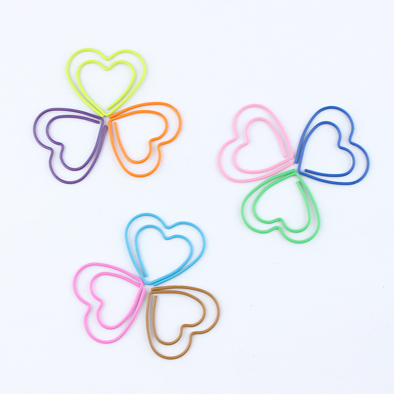 彩色回形针 小熊创意回形针 可爱书签曲别针 卡通学生夹子文具