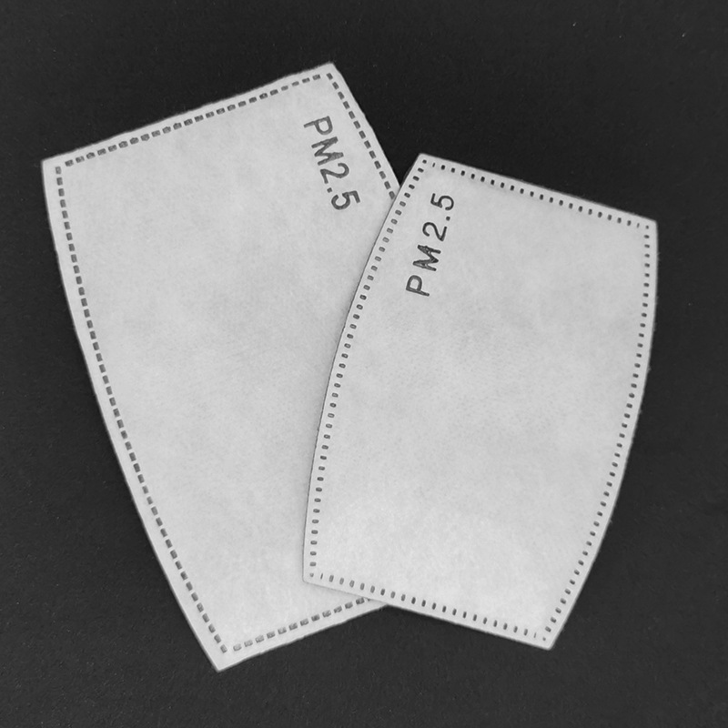 5过滤片 成人儿童五层防雾霾活性炭防尘口罩垫片现货