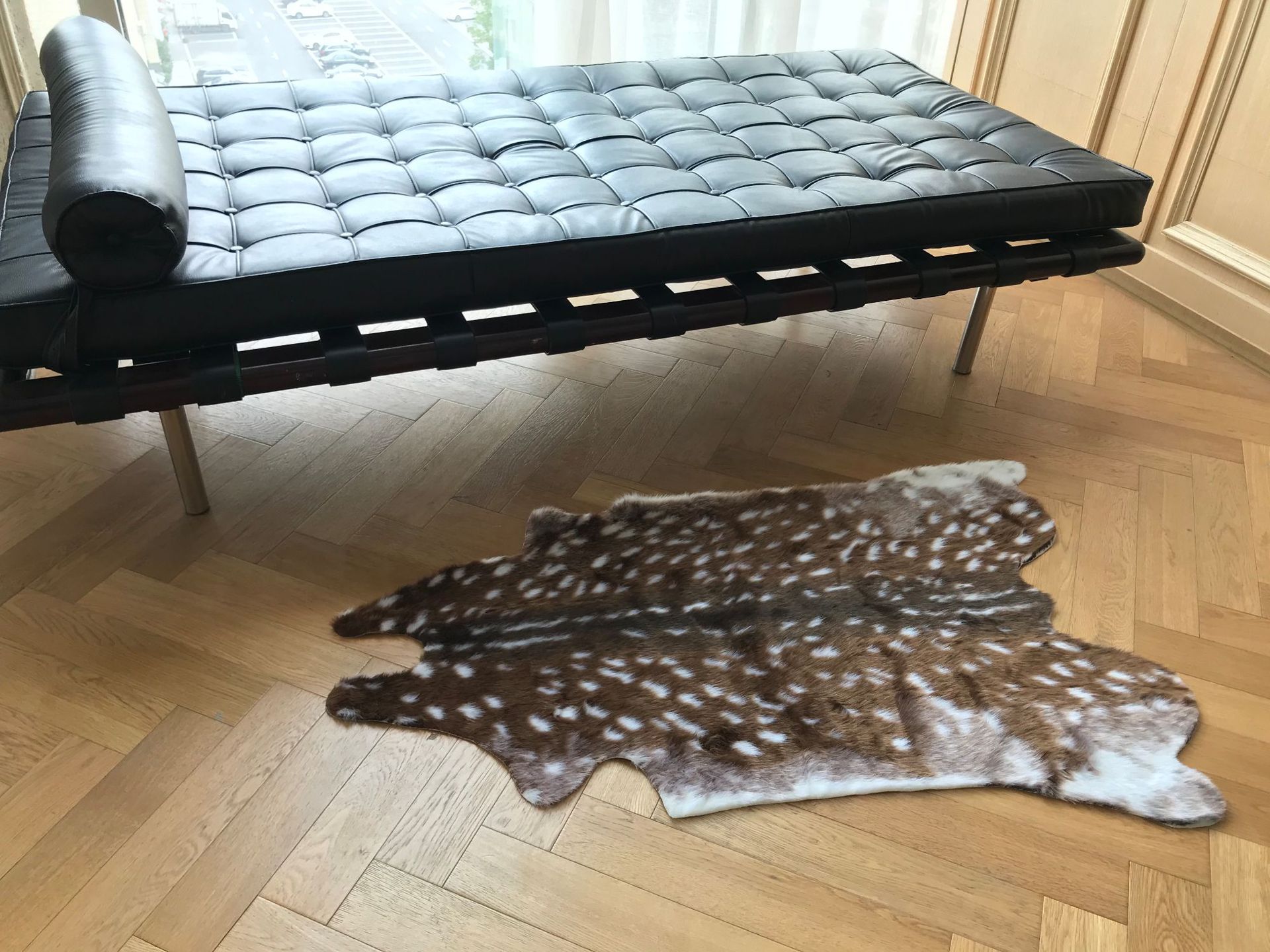 Sika Deer Floor Mat Living Room Balcony Carpet Animal Pattern Homestay Hotel Decoration Carpet