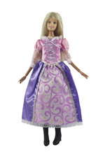 11寸30厘米六分换装娃娃心怡超模衣服 粉色宫廷风公主裙子礼服