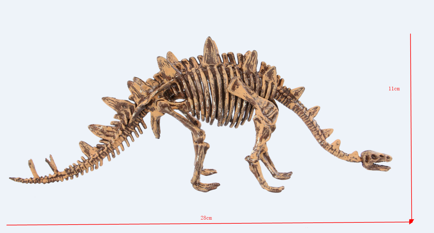 恐龙化石考古玩具小型恐龙益智类启蒙模型化石骨架