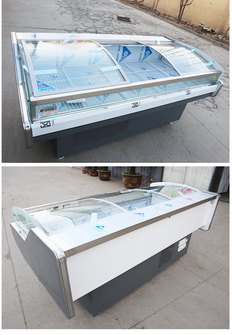 平口鲜肉柜 火锅店熟食卤菜冷藏柜 肉柜系列平口柜