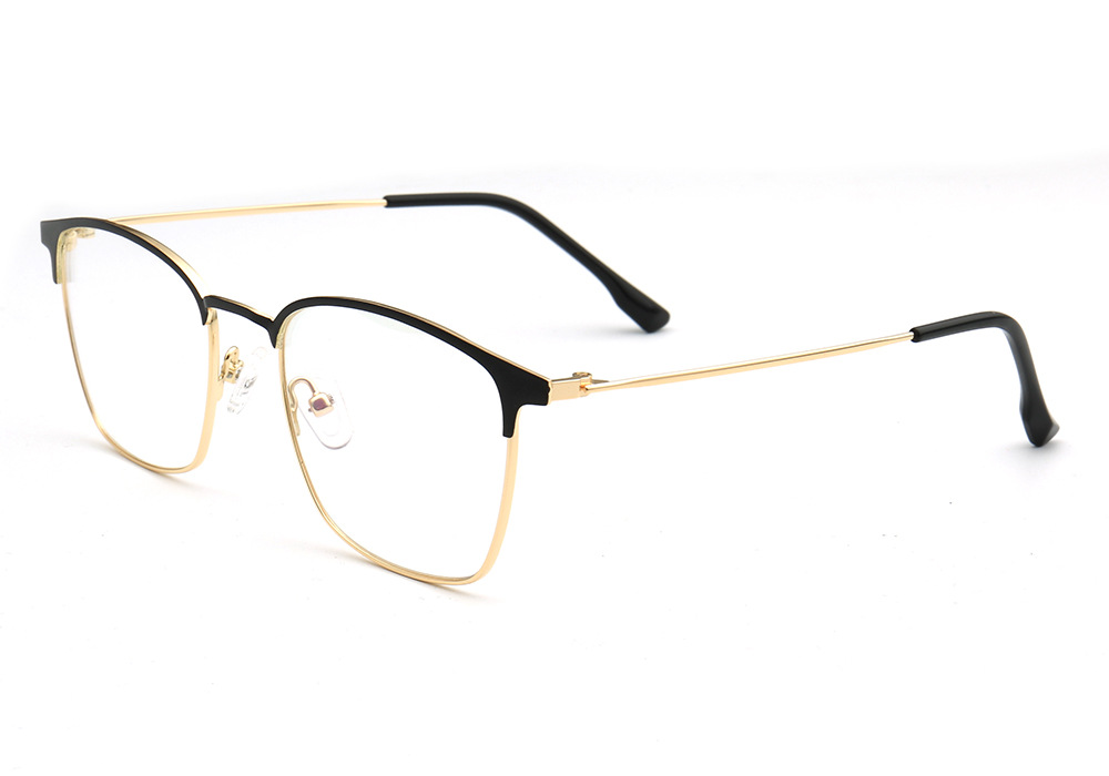 2020厂家直销金属复古眼镜框学生设计师轻巧舒适配近视防蓝光眼镜