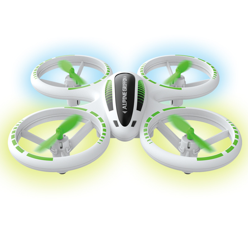 儿童遥控无人机 迷你飞行器附带炫丽led灯光 儿童玩具礼物 drone