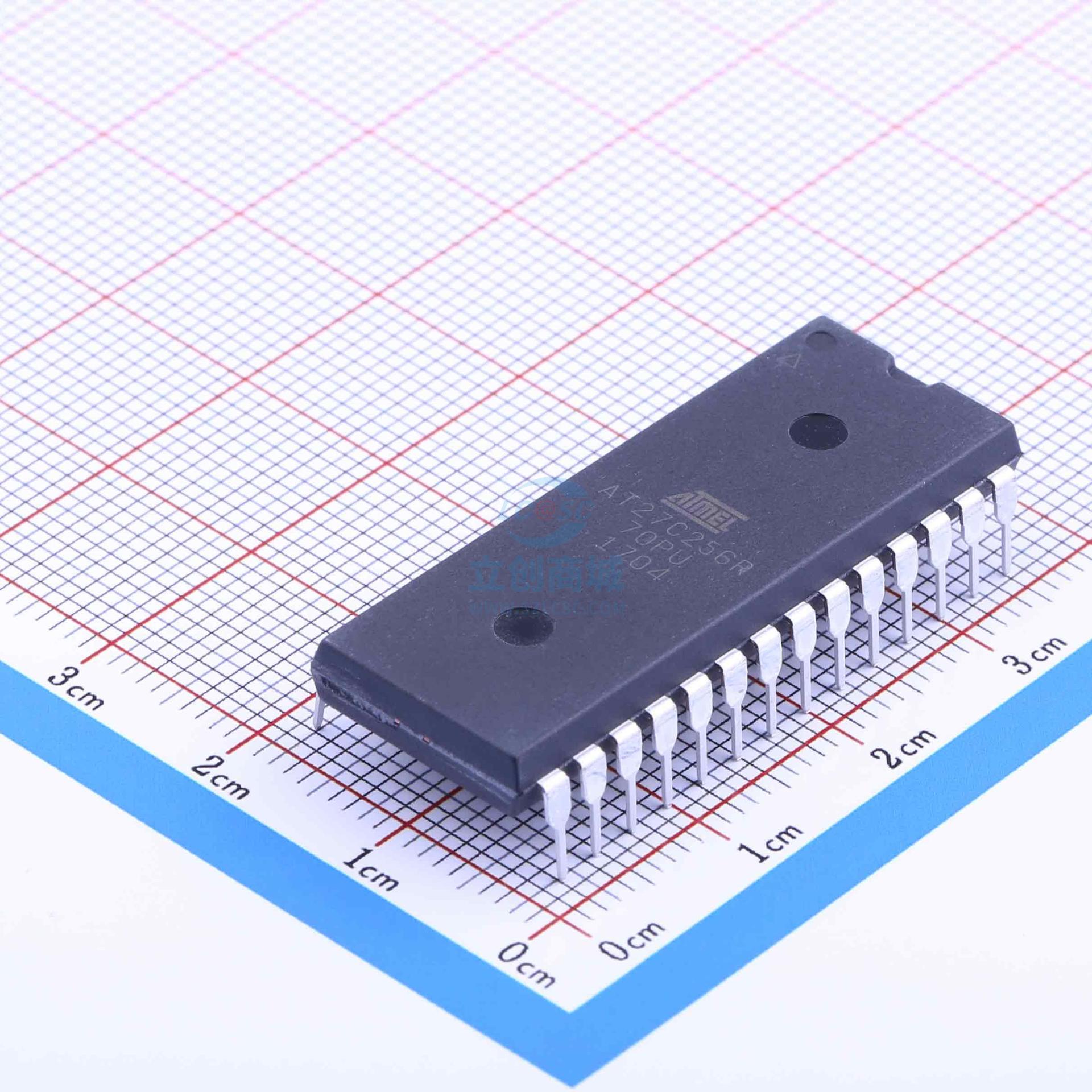 eprom存储器(otp) at27c256r-70pu 原装全新 可配bom 可开票
