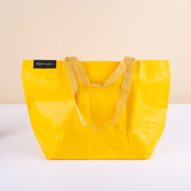 车缝覆膜无纺布手提袋便捷收纳折叠袋便利店购物袋定做广告logo