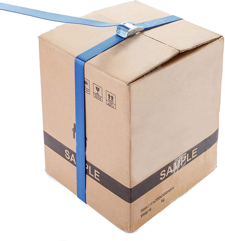 袋装锌铁扣货物收紧绑带 锌合金压扣固定带 货物行李固定捆绑带_海淘