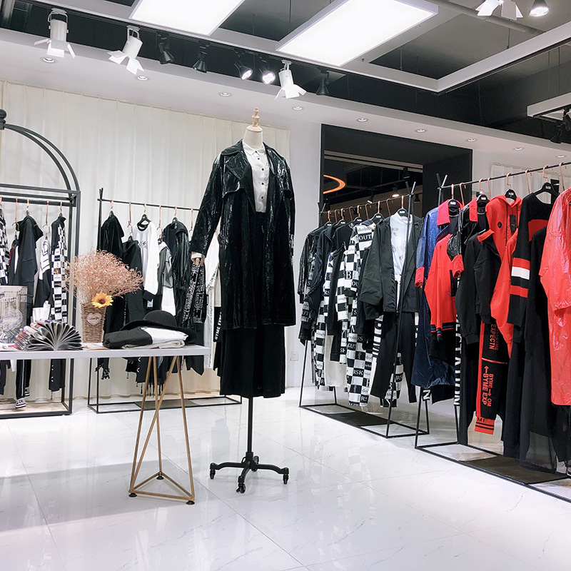 20秋季新款欧e黑马蓝专柜库存女装品牌折扣走份批发电商实体店铺