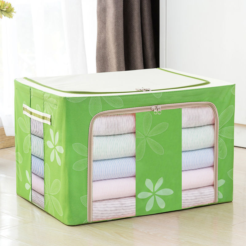 Wardrobe Collect Clothes Storage Box Fabric Oxford Cloth Finishing Box Box Bag Foldable Clothing Bag Household Appliances