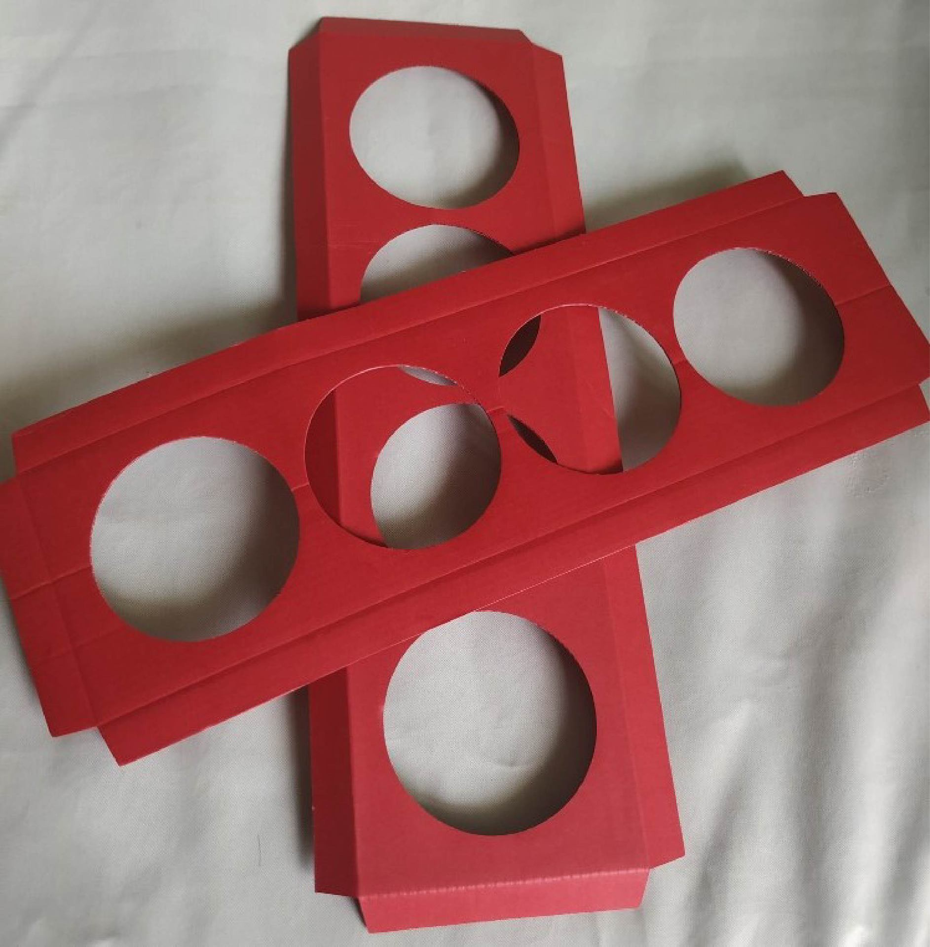 化妆品盒瓦楞内衬,三层红色e坑瓦楞纸内衬,-阿里巴巴