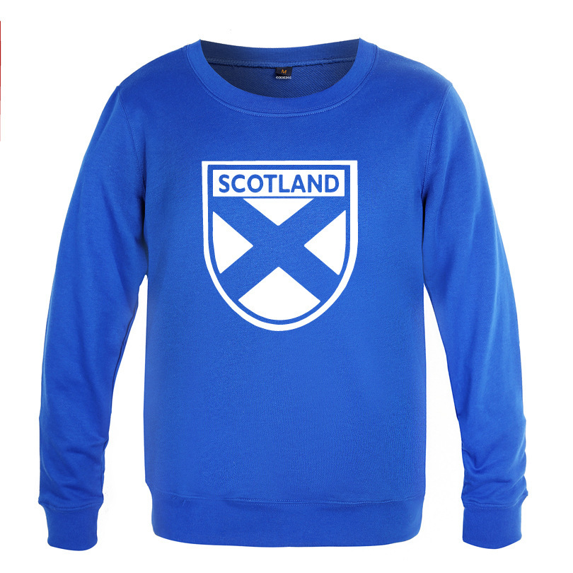 跨境男士圆领卫衣长袖套头衫 scottish flag scotland 苏格兰国旗