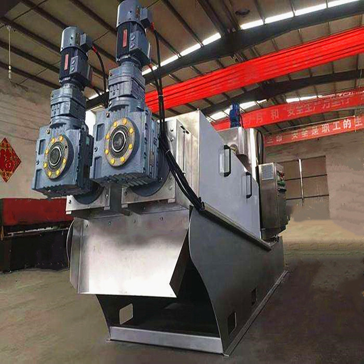 环叠污泥脱水机 304不锈钢叠螺机钻井污泥脱水机 沙场污泥脱水机