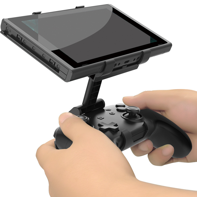 switch手柄夹子switch pro无线游戏手柄握把支架nslite屏幕支架