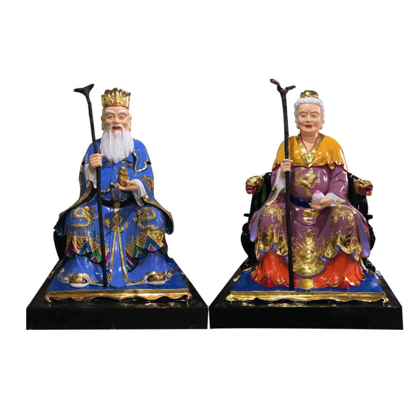 伯公伯婆佛像土地公土地婆佛像山神佛像树脂玻璃钢石雕木雕