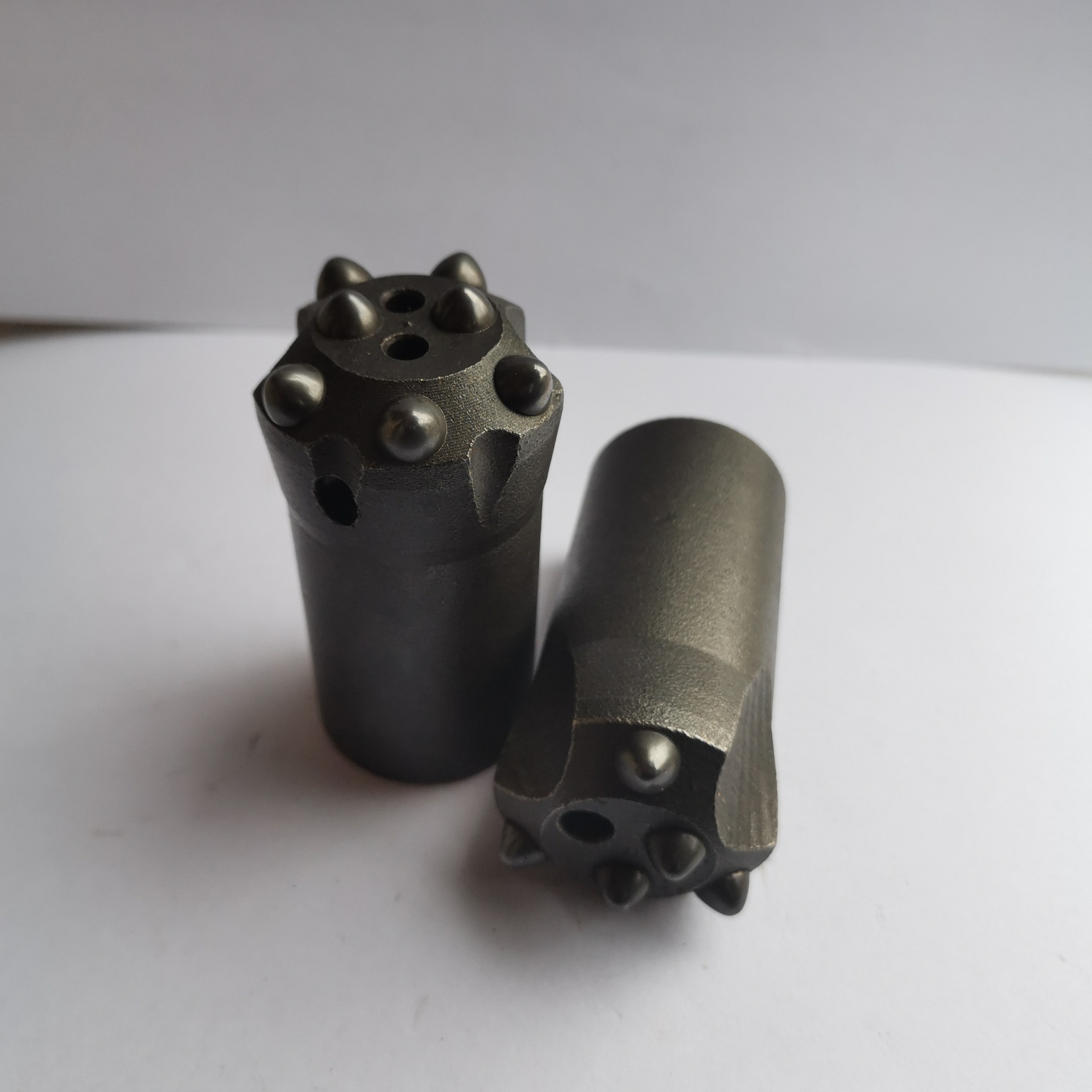 螺纹连接钎具焊接球齿钻头打孔台车钻头硬质合金锥度连接球齿钻头