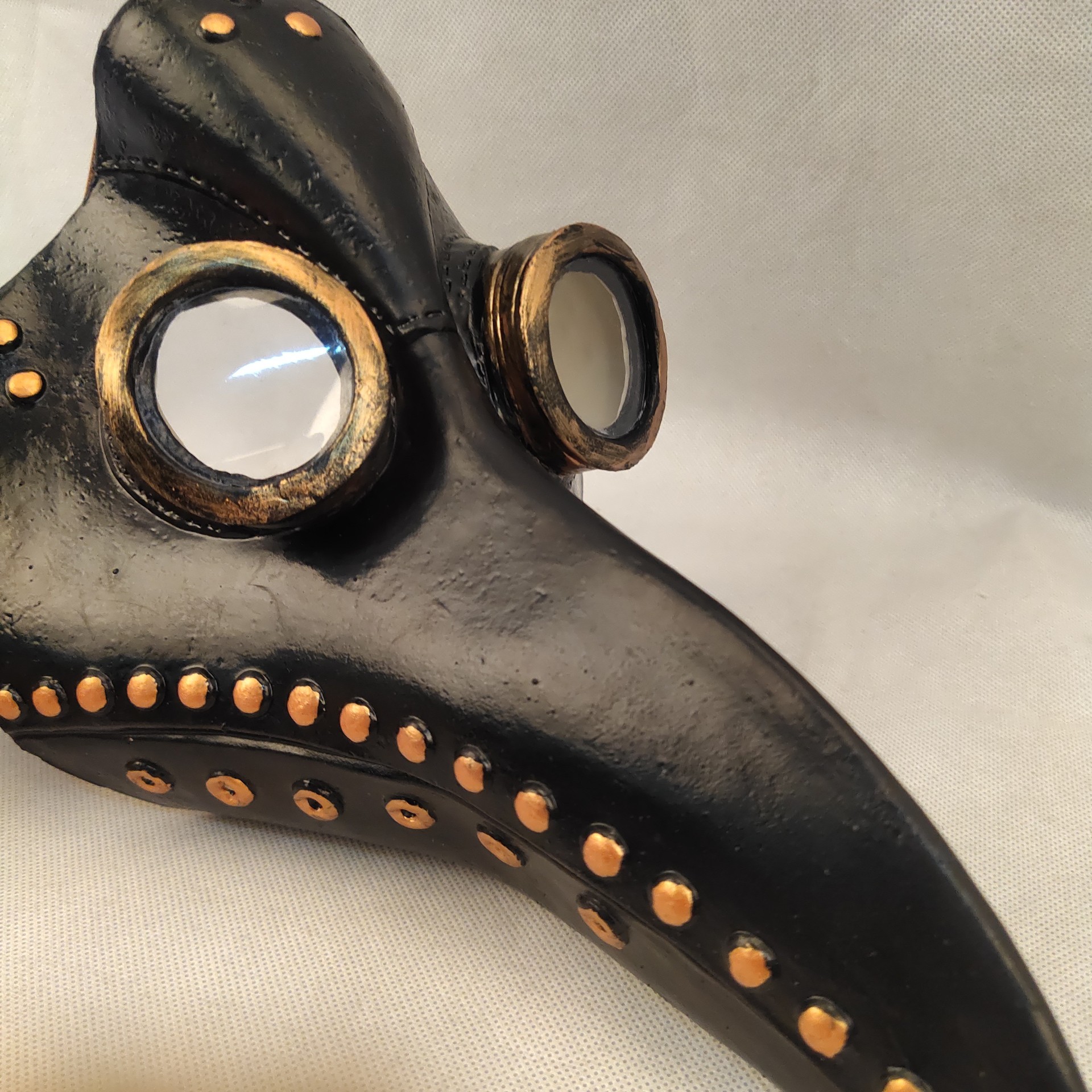 瘟疫鸟嘴面罩口罩医生瘟疫面罩朋克医鸟面具黑死病防护面罩鸟嘴面