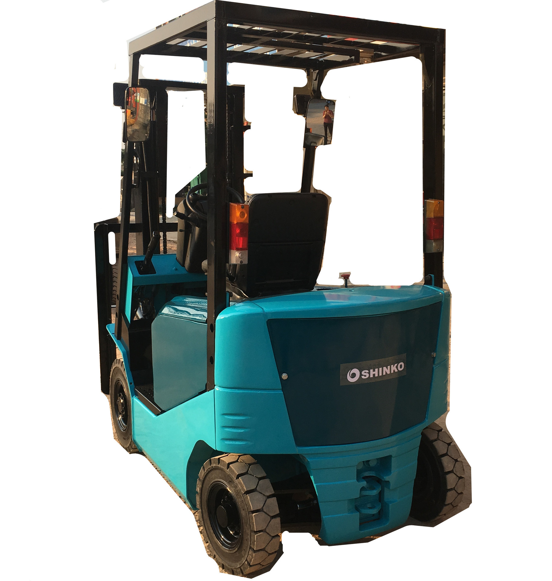 二手进口1.5吨平衡重式电动叉车 shinko电动叉车 二手叉车转让