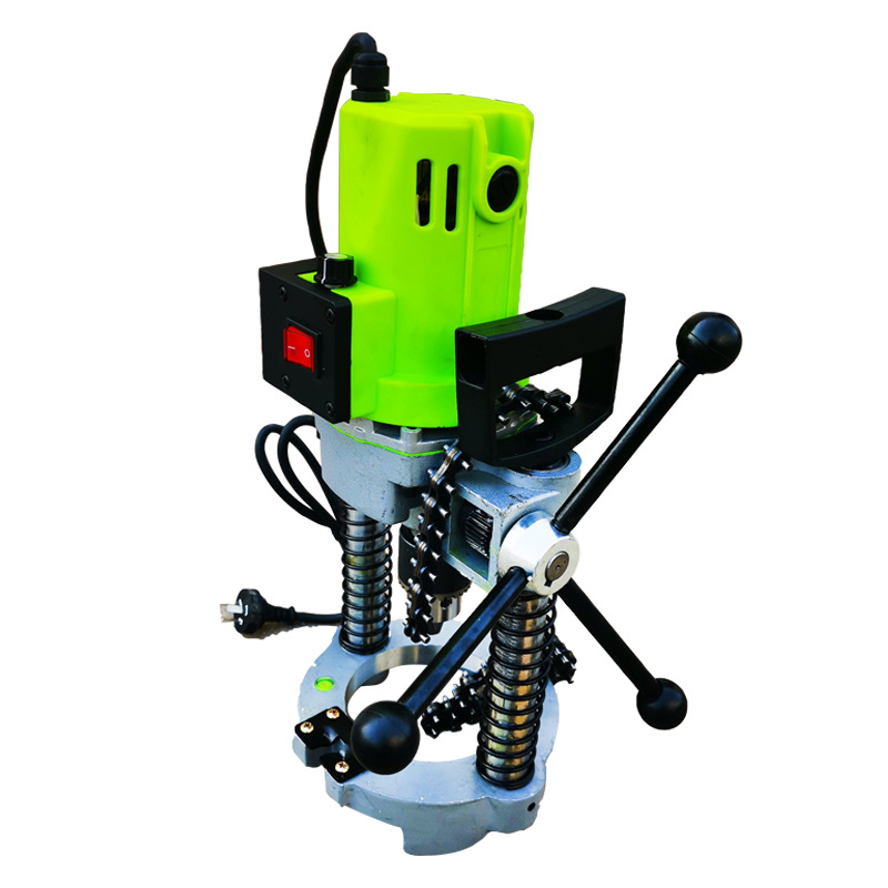 管道开孔机 轻量化消防管机三开孔器 链条式大功率开孔钻25-114型