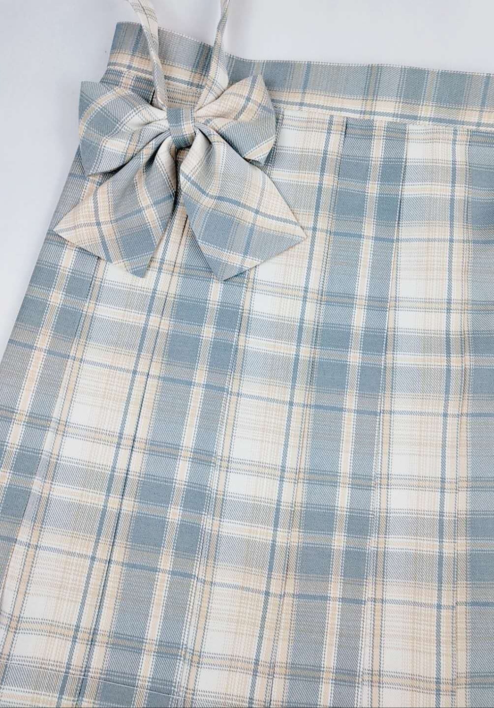 【柠檬海盐】日系jk制服裙百褶裙有暗袋 定位线 43cm铜扣